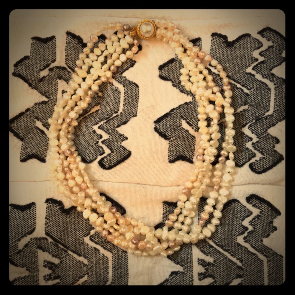 Chico’s shell layered necklaces